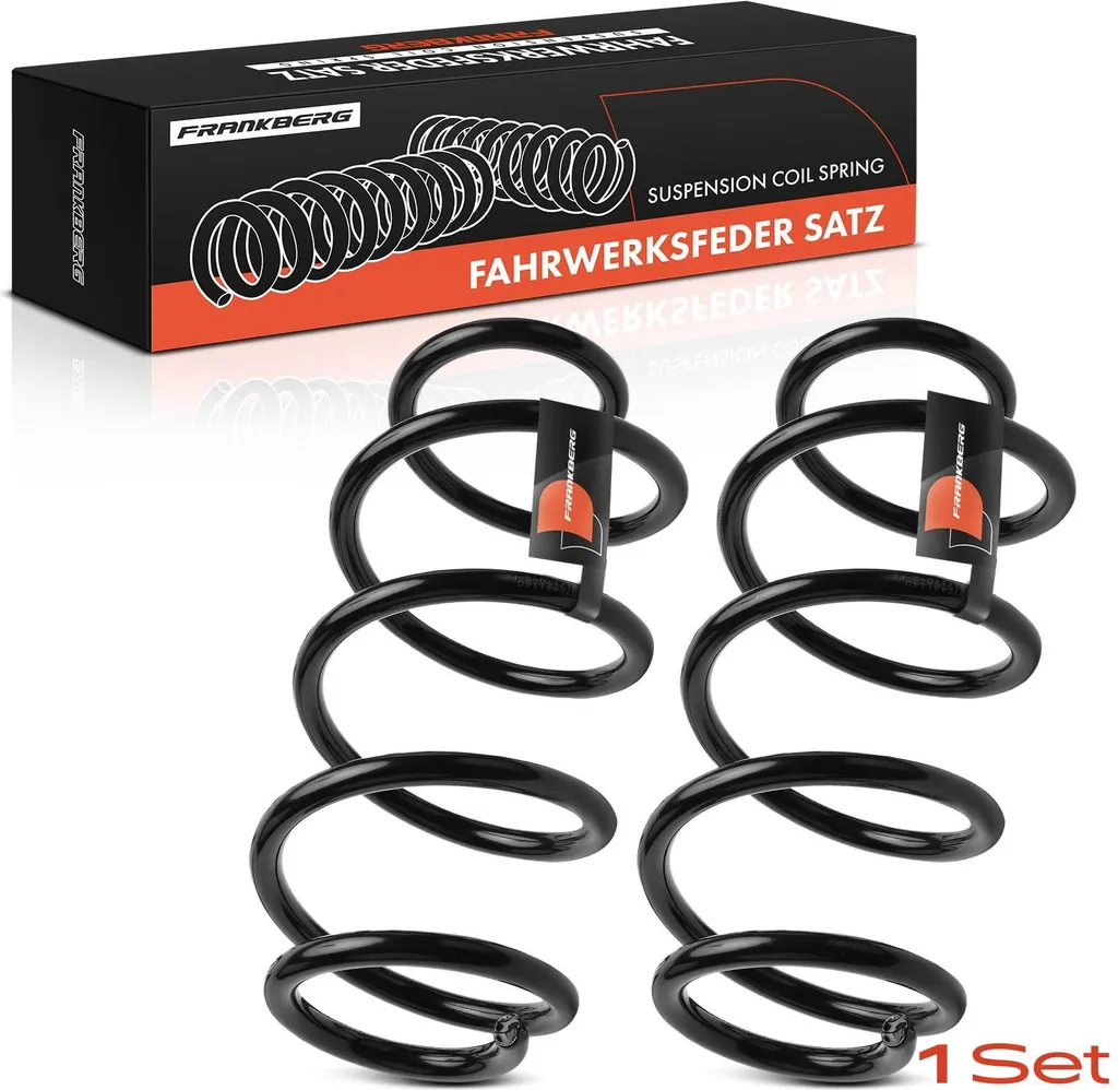 Solution Anti-Bruit : 2 Ressorts de Suspension Avant pour Audi A3 8P7