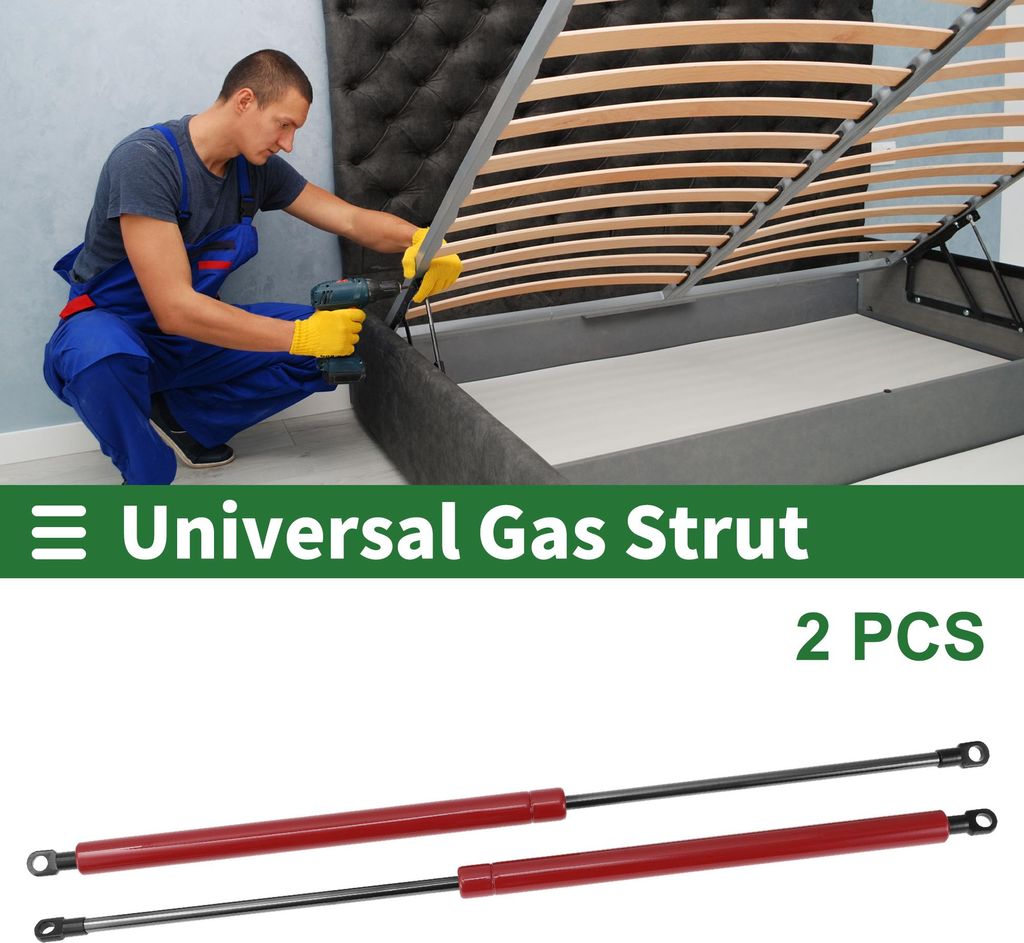 500mm/19.69" Gasdruckfedern 500N Gasfedern Rot Kohlenstoffstahl 2 Stücke Wohnmobil Auto Werkzeugkasten Deckel Aufbewahrungsbox Abdeckung Schrankt...