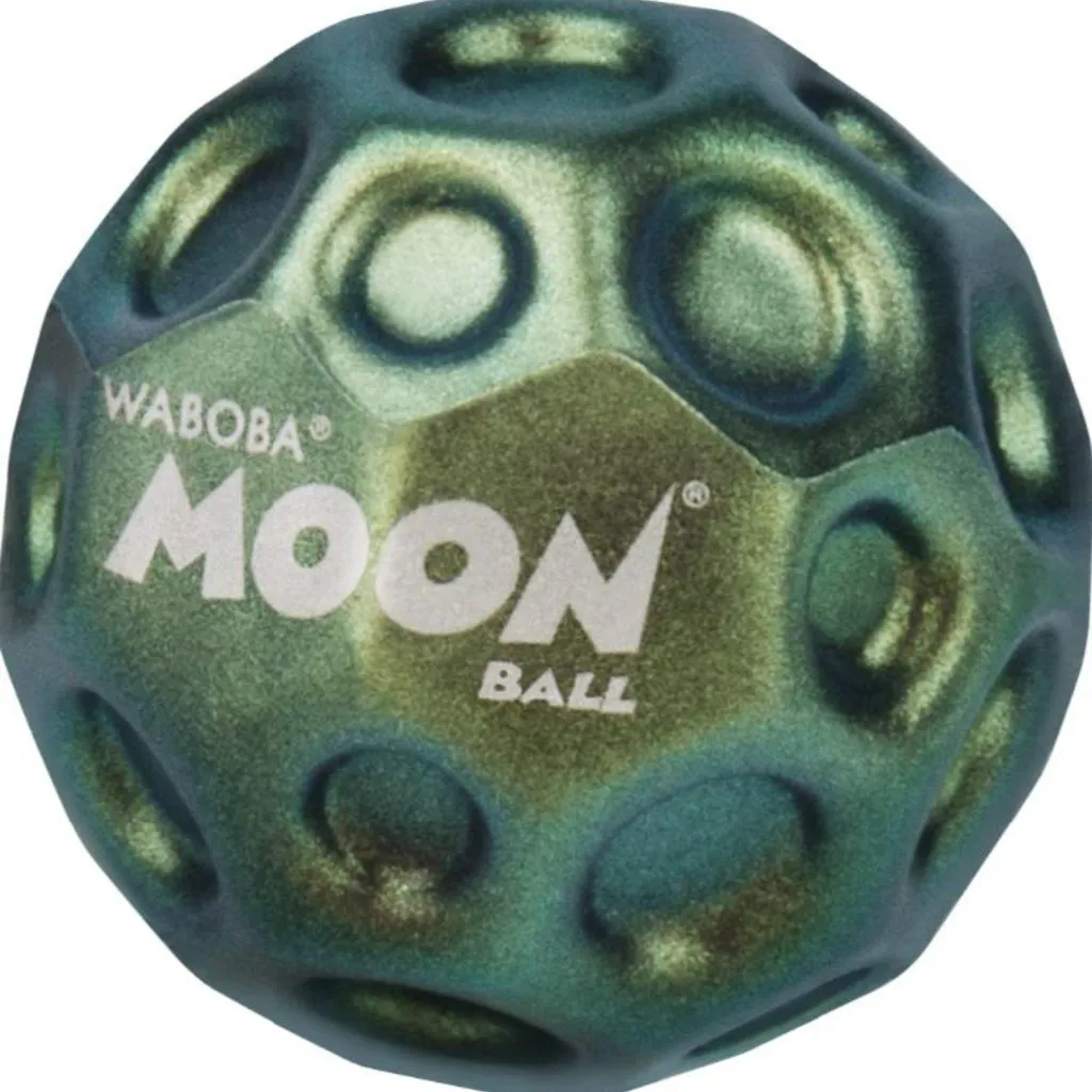 Waboba Moon Ball Mystic Jade - Balle à Rebond Gravité Zéro Look Irisé
