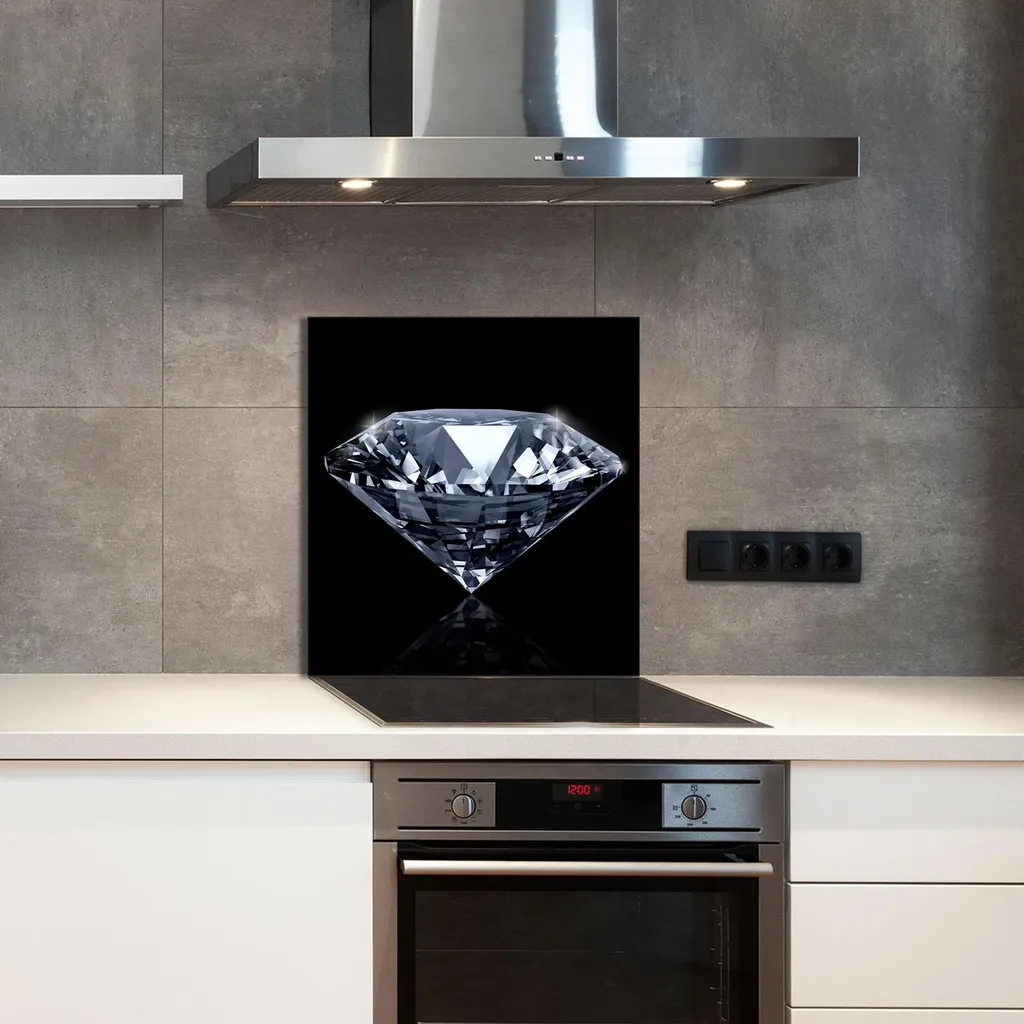 Lastra in Vetro Temperato ESG 60x65 Diamante - Standard Alta Resistenza - 3