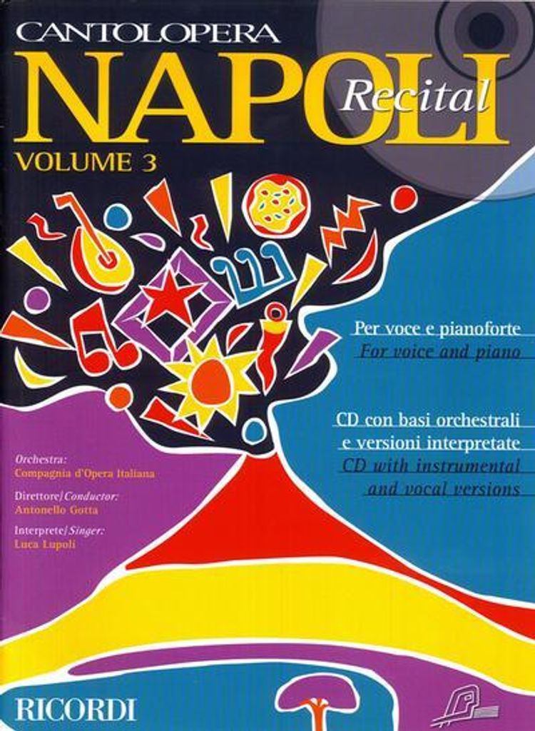 Napoli recital vol.3 (+CD)per voce e pianoforte