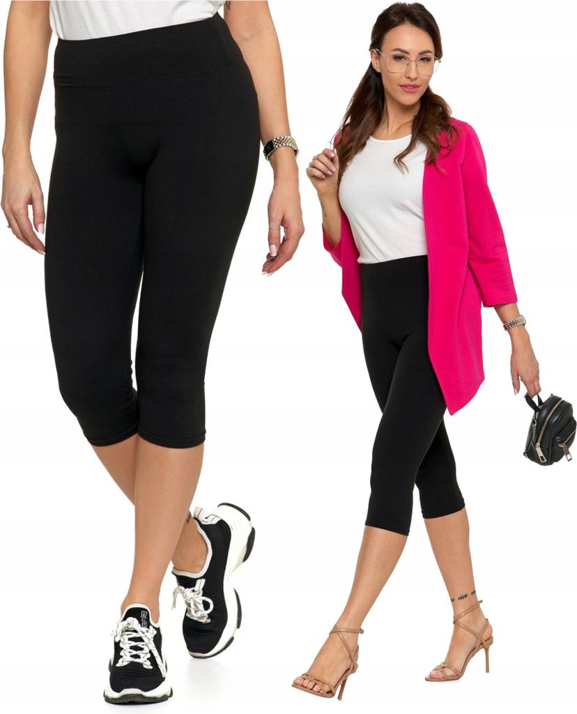 Damen Leggings 3/4 High State Blickdicht MORAJ XXL Produktbild 