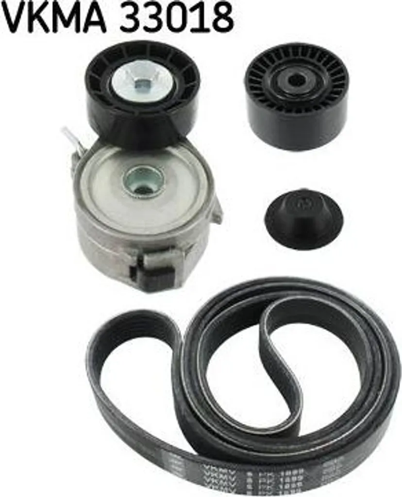 Jeu de Courroies SKF VKMA 33018 pour Moteurs PSA et Citroën Berlingo