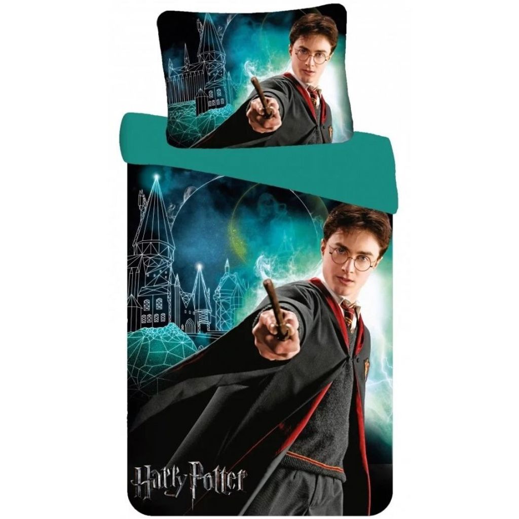 Harry Potter Wizard Bettwäsche-Set 140×200cm, 70×90 cm Produktbild 