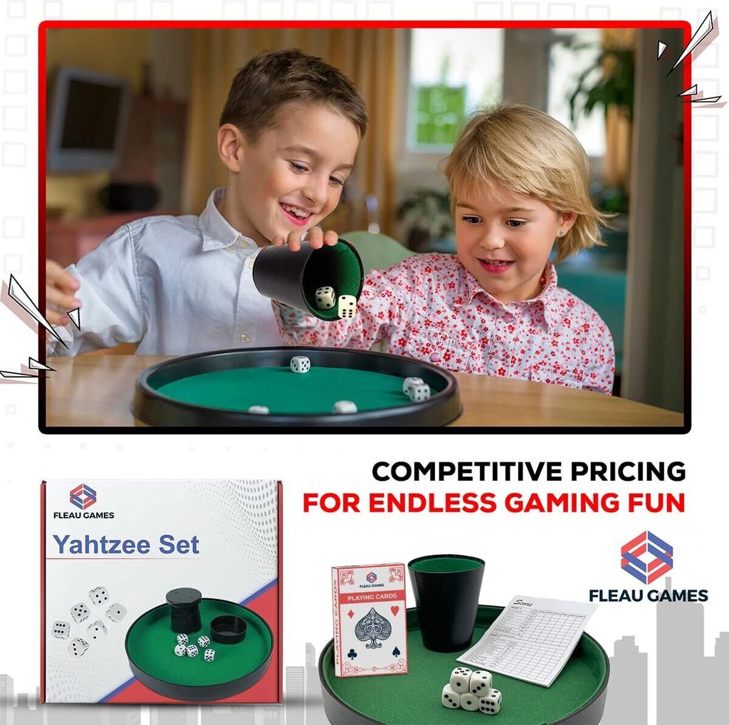 Yahtzee + box na kocky + sada kariet - sada kociek - box na Obrázok produktu 6