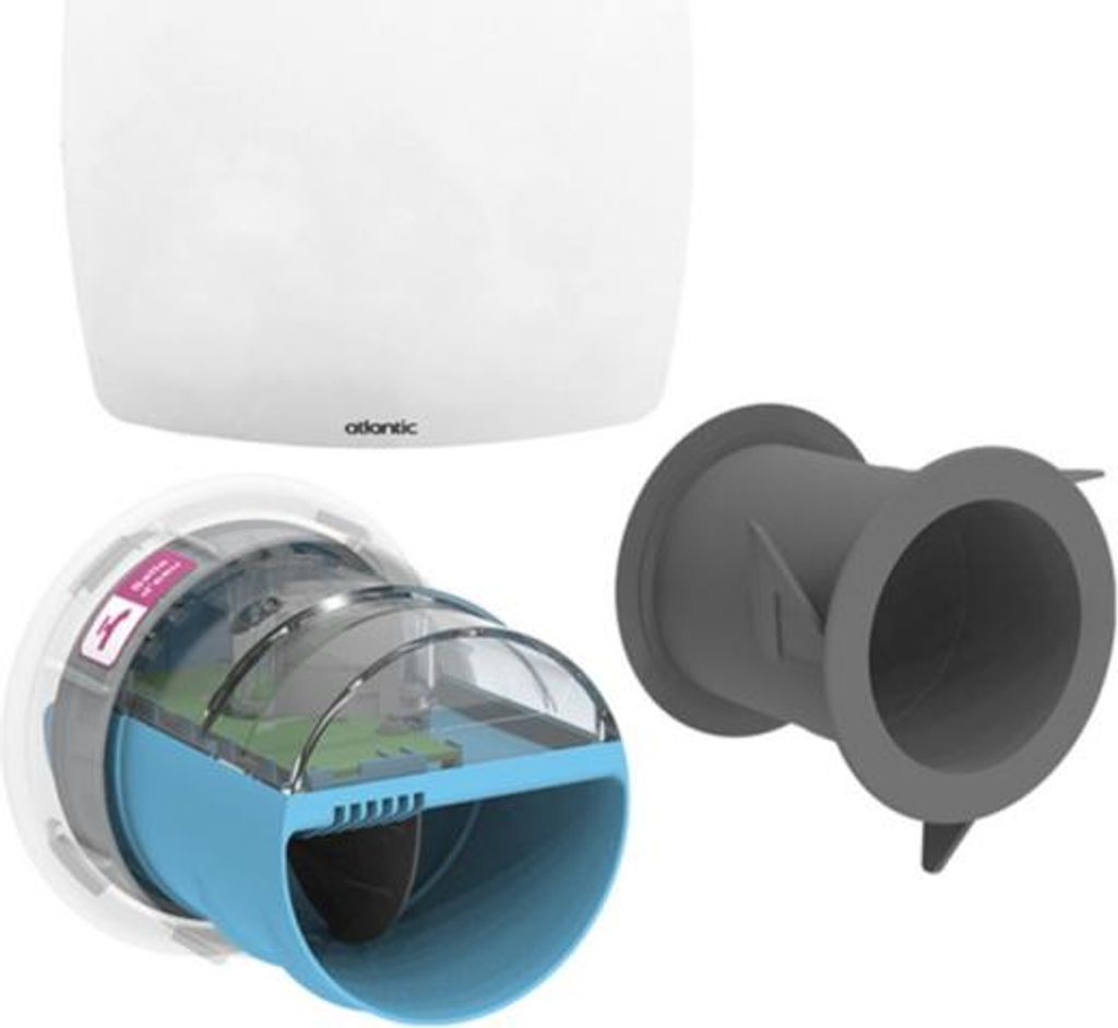 E-Twist&Go-Kit für Hygrogenius 1 Zapfung 80 Badezimmer + 1 Linienöffnung - Atlantic