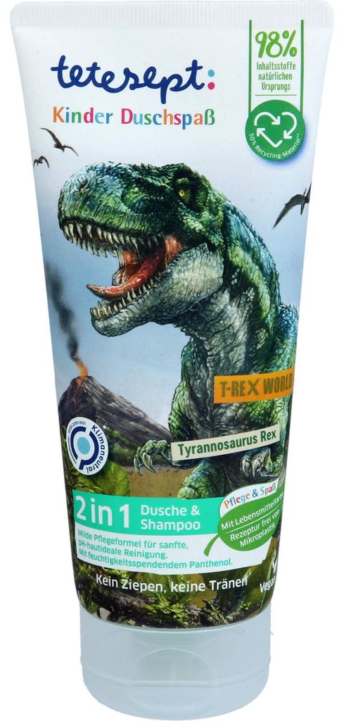 tetesept Enfants Plaisir de la douche T-Rex World, 200 ml Image du produit 