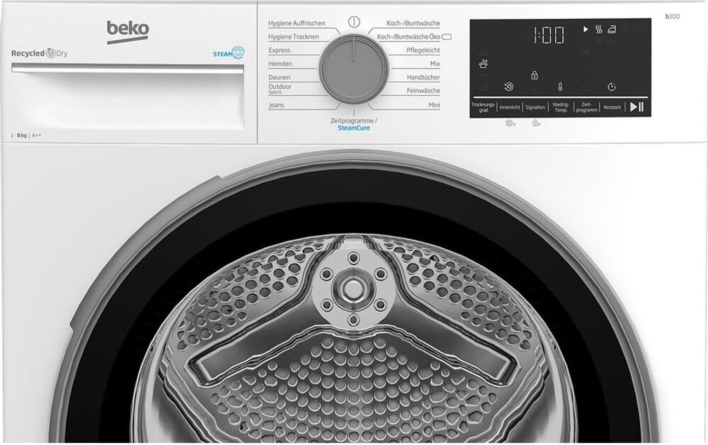 Beko B3T422392 Wäschetrockner Frontlader 8kg freistehend Produktbild 4