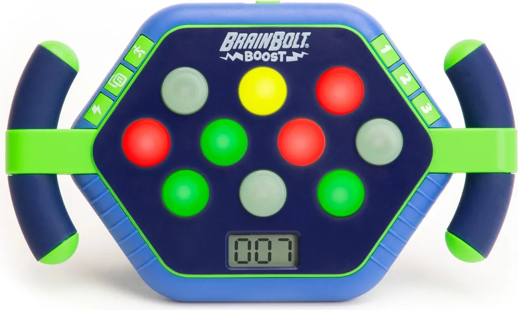Jeu éducatif BrainBolt Boost avec lumières LED et séquences de mémoire