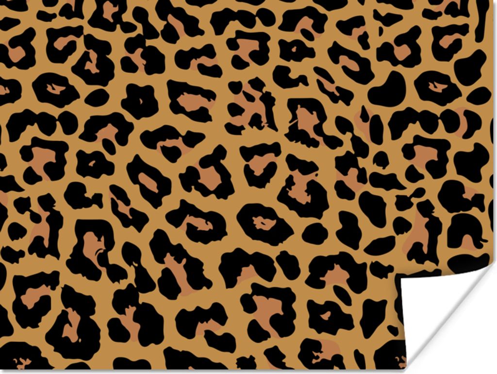 MuchoWow Poster Panther Druck - Tiere - Braun 160x120 cm - Foto Plakat