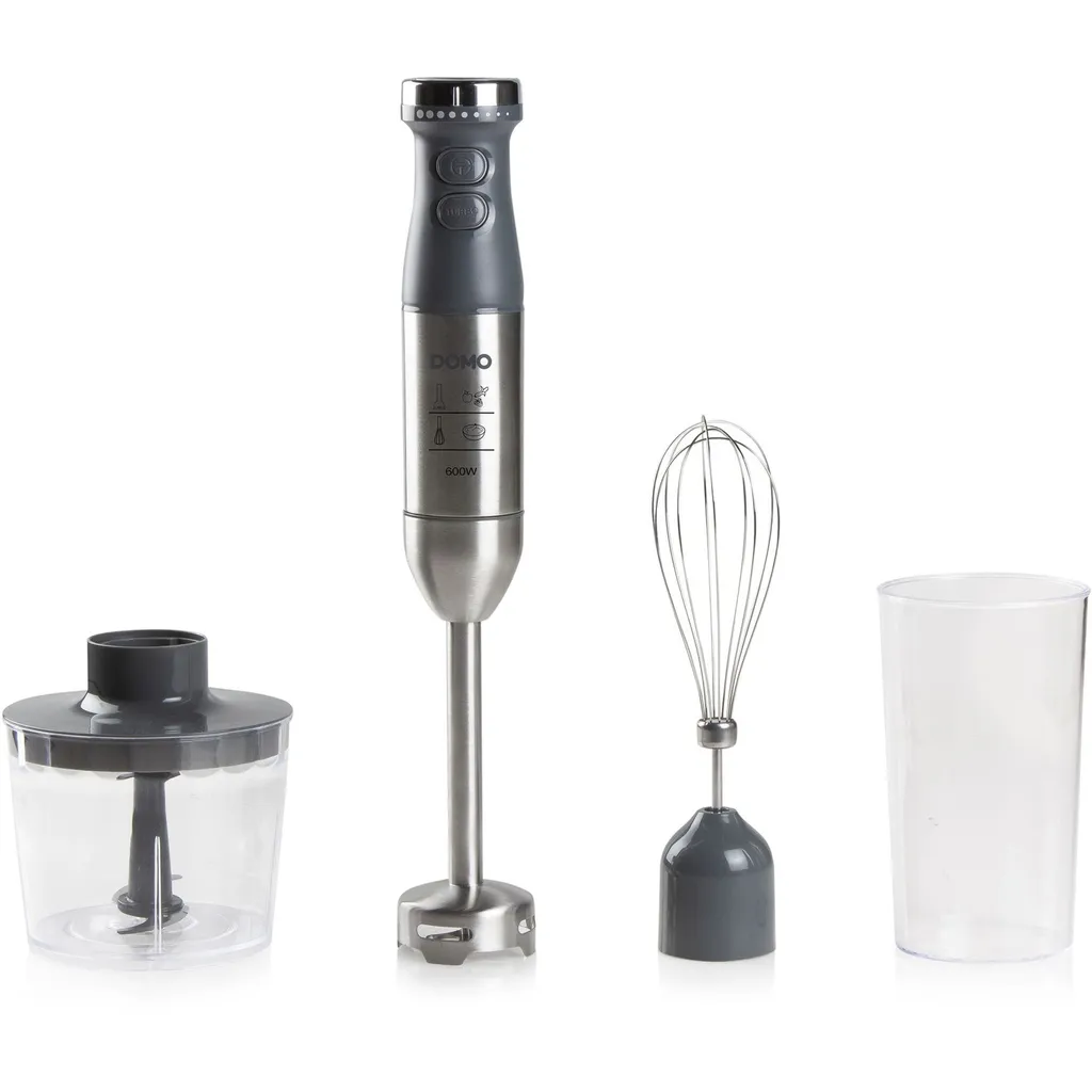 Domo DO9226M Mixer Immersione Professionale 600W Inox Multifunzione