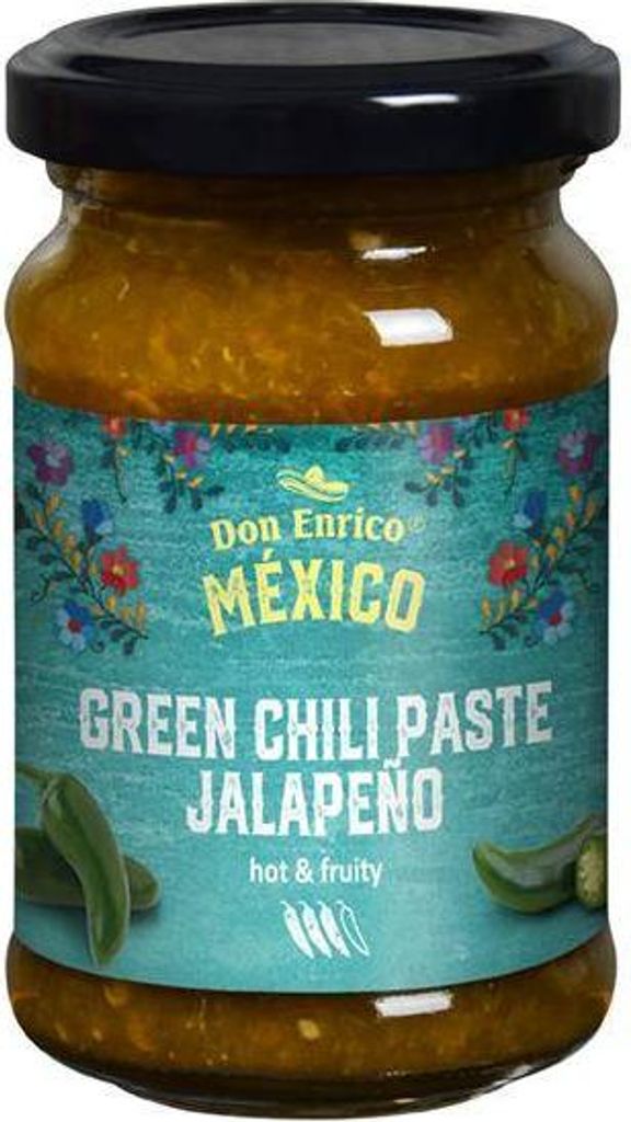 Don Enrico Green Chili Paste Jalapeño hot & fruity 100 G Produktbild 