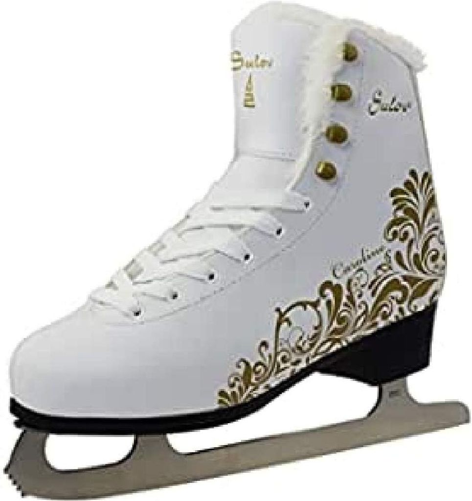 SULOV Damen Schlittschuhe Caroline, Weiß, 37