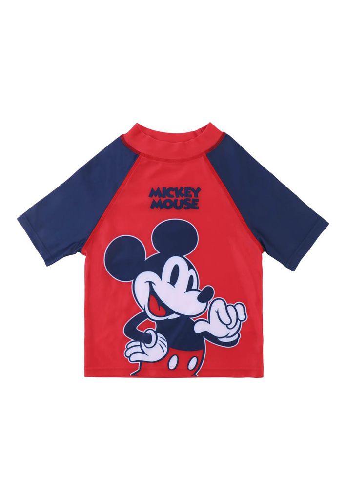 Schwimm Shirt Kinder Jungen Badeshirt Mickey Mouse , Größe:98