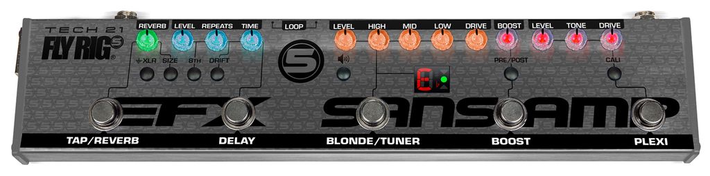 Tech 21 Fly Rig 5 SansAmp V2 Multiefekt gitarowy Zdjęcie produktu 