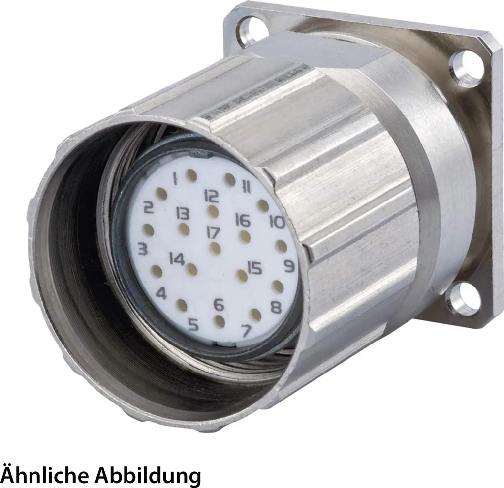 SET HUMMEL incl. contatti M23 Connettore di segnale, inserto a saldare diritto Numero di poli 2+16+PE, presa con zigrinatura