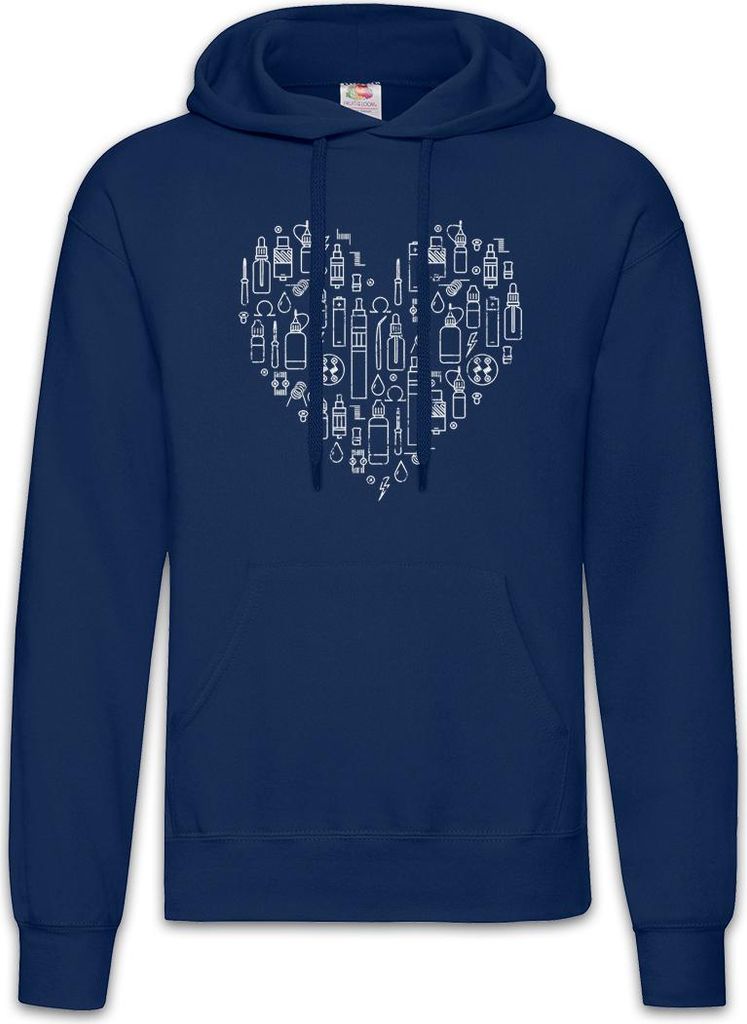 Urban Backwoods Vapor Love, Herren Hoodie, Farbe: Navy, Größe: L