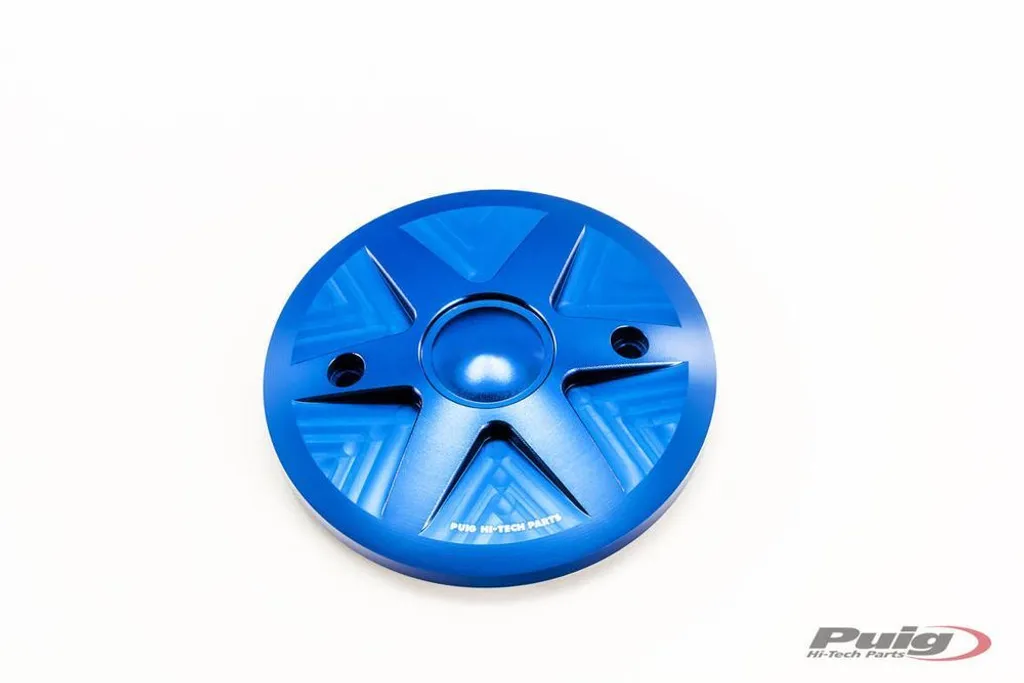 Couvercle d'Embrayage Aluminium CNC Bleu Puig pour Yamaha T-Max 530 530DX