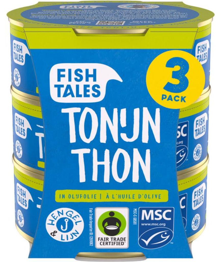 Fish Tales Skipjack Thunfisch in Olivenöl, 3 x 142 g (426 Produktbild 