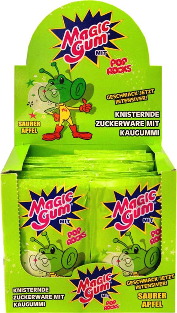 Magic Gum Saurer Apfel 7g 50 Stück Produktbild 