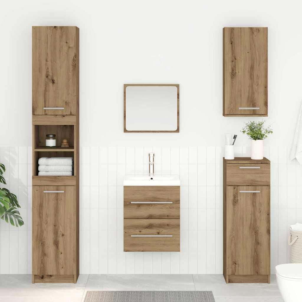 "Schlussverkauf" WaschbeckenunterSchrank 1 PC - Badezimmschrank - Artisan-Eiche 38,5x41x48 cm C9401