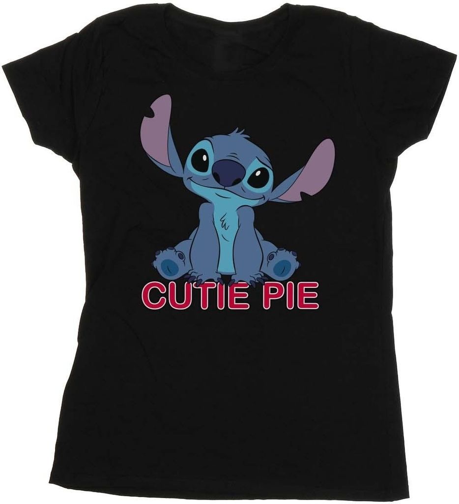 Disney - "Cutie Pie" T-Shirt für Damen BI25461 (M) (Schwarz)