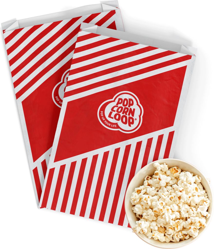 Popcorntüten Original S ROT | 100 Stk