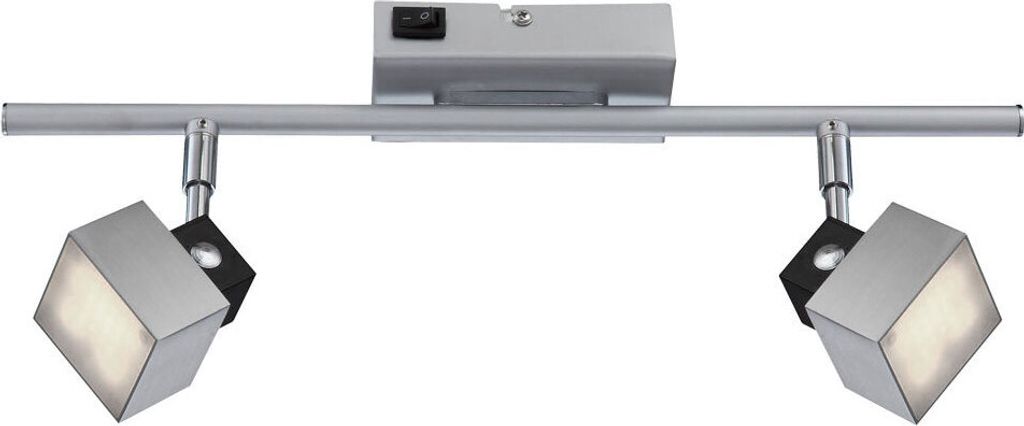 LED Wandleuchte, 2 Flammig, Chrom, beweglich, L 40 cm