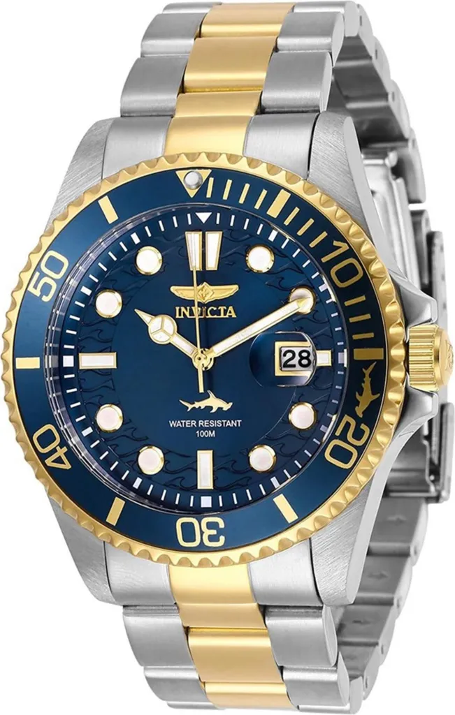 Invicta Pro Diver 30021 Orologio da Uomo - Impermeabile - Analogico - Movimento Quarzo - acciaio inossidabile con quadrante blu - 43mm
