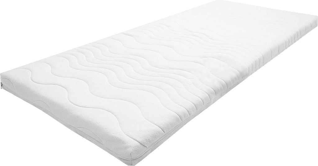 Best For You Topper Visco 180x200 cm – 7 cm viscoelastischer Kern + gesteppter Bezug mit Füllung – Matratzentopper für Doppelbett – drucken...