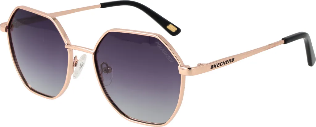 Lunettes de soleil Skechers SE6178 28D 52 - Monture Dorée et Verres Gris