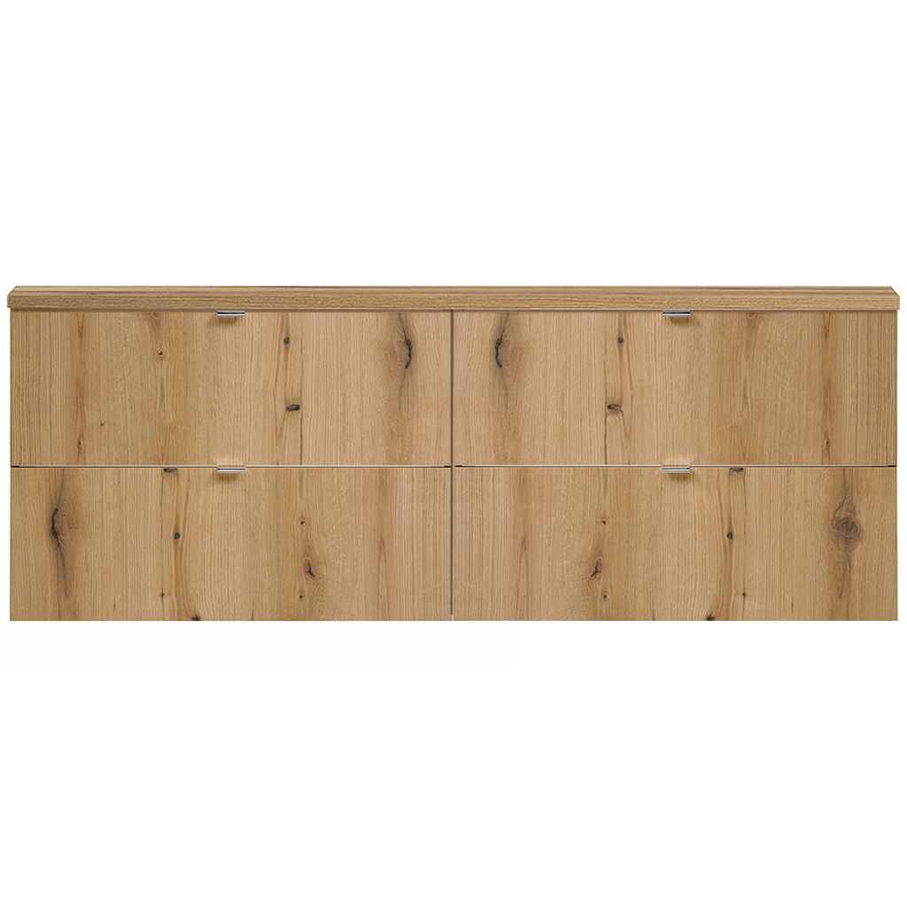 Doppelwaschtisch 160cm, Eiche, NEWPORT-56-OAK