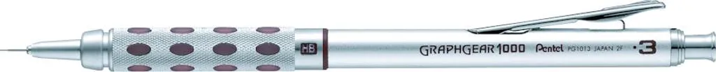 Critérium Professionnel Pentel Graphgear 1000 Argent 0,3 mm Précis