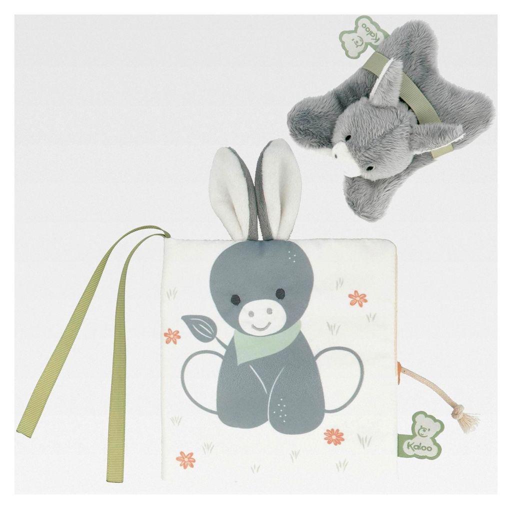 Bilderbuch – Bauernhoftiere + Mini-Kuscheltier – Entdeckungsbuch – Mehrfarbig – 14 cm – Ab der Geburt