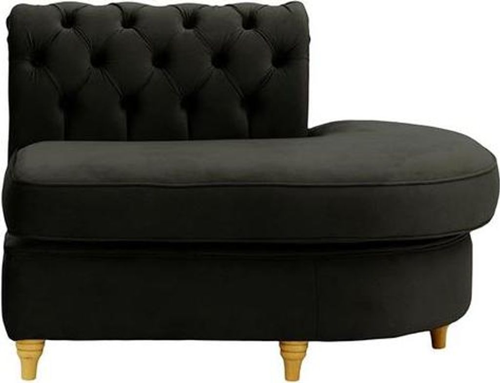 Chesterfield Modul - Abschlusselement rund, rechts (ECR)-Velluto 20-like oak