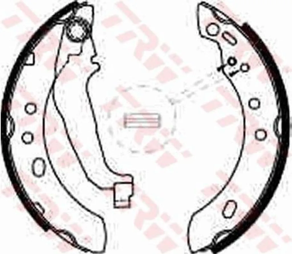 Kit mâchoires de frein TRW GS8527 haute performance OE 4406099B26 Micra