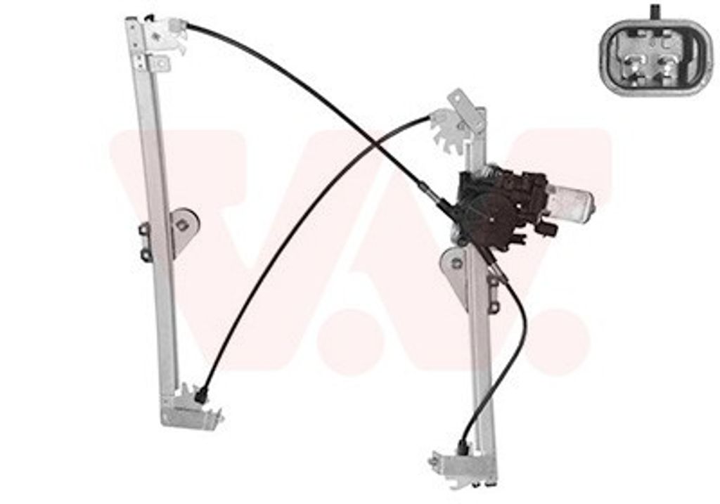VAN WEZEL 2911261 Elektrischer Fensterheber Vorne Links für SMART FORTWO Coupe (451) FORTWO Cabrio (451)