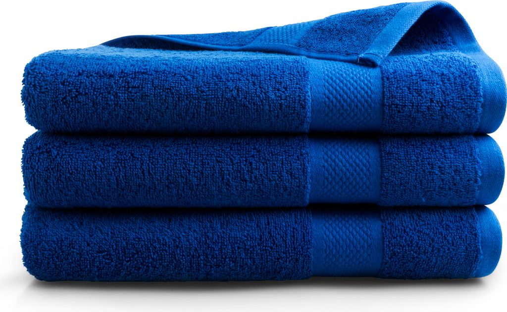 DoubleDry Premium Handtücher Set - 3 Stück 70 X 140 cm Baumwolle - 500 g/m² - Weich & Saugstark - Badetuch badehandtücher Große Handtuch (Kla...