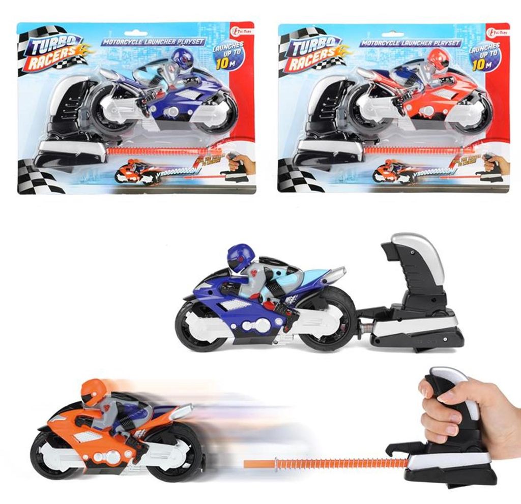 Toi-toys Toi Toys schießt Motorrad mit Motorradfahrer Produktbild 