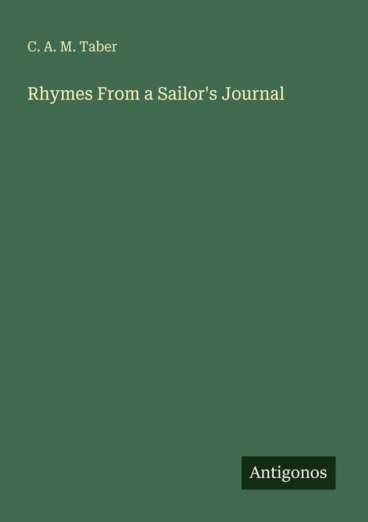 Rhymes From a Sailor's Journal