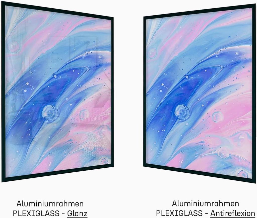 RAWWEST.BIS Bilderrahmen 42x59,4 cm Plexiglas Poster Foto Wandrahmen