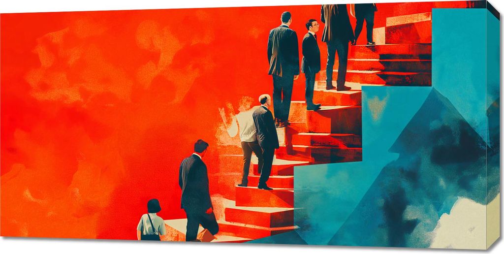 Bild 100x50cm Metaphern des Erfolgs