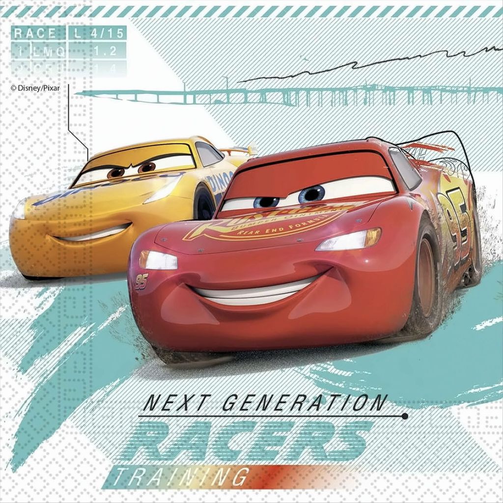 Cars Lightning McQueen Servietten 20 Stück