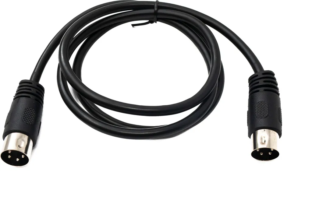 Cavo S-VHS 1 Metro System-S Mini DIN 4 Pin High Quality Black - 1