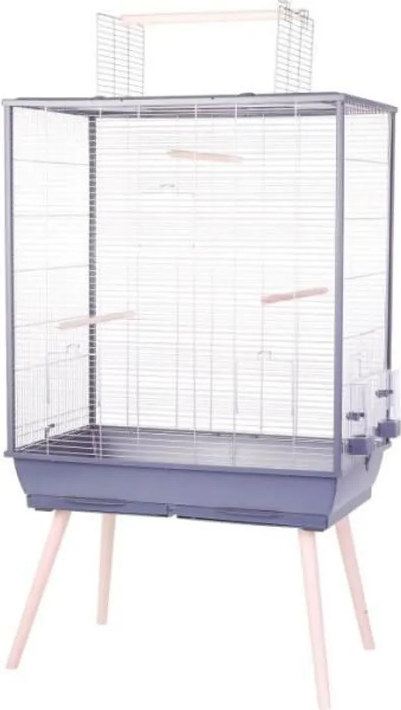 Cage oiseaux Zolux Neolife gris pour salon - Offrez de l'espace à vos oiseaux