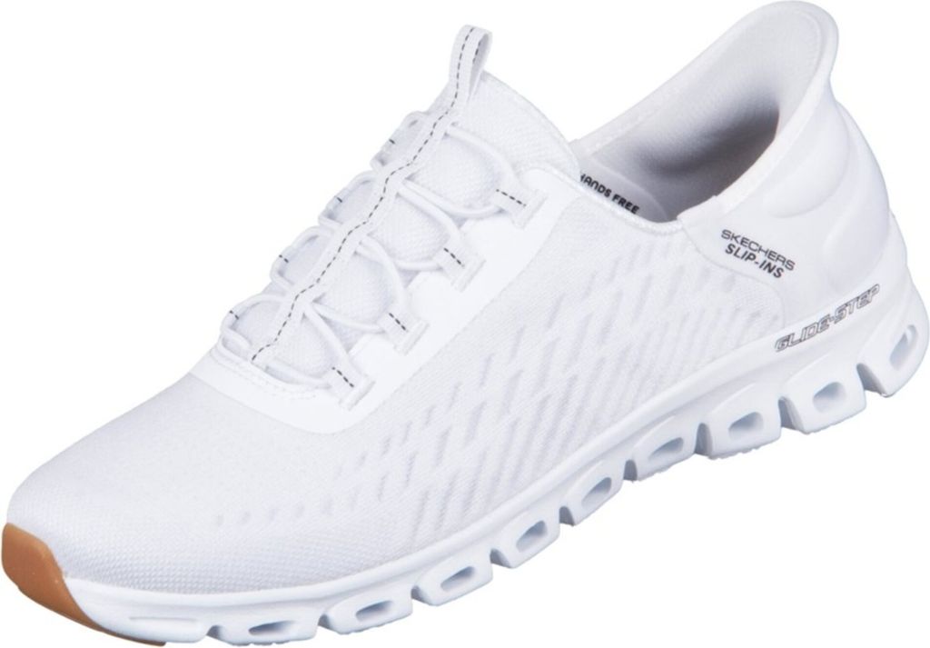 Skechers Sportliche Slipper Damen 736B6563686572735F313034353734 Weiß 38 EU