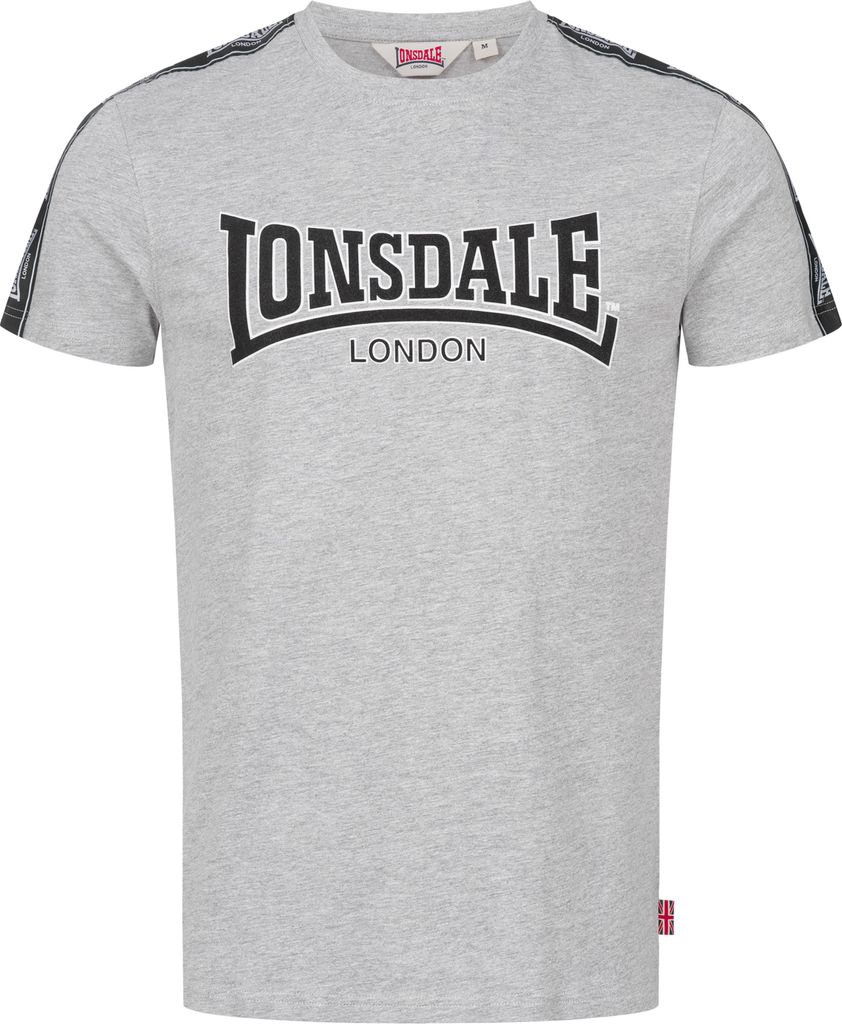 Lonsdale London T-Shirt Herren Vementry grau meliert S Produktbild 