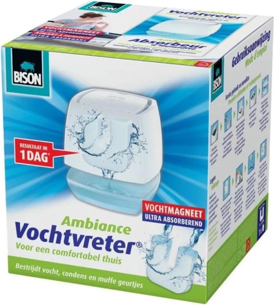 Déshumidificateur pour salon et chambre Bison Ambiance format 450 g