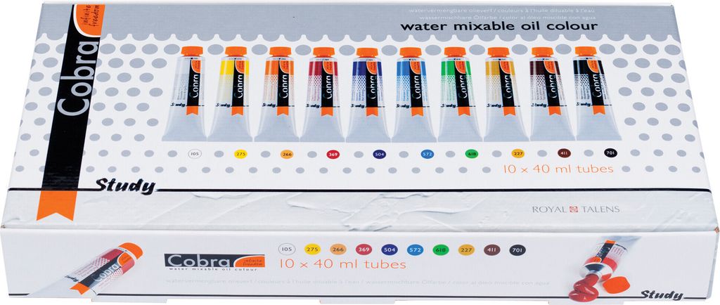 Set di colori ad olio Cobra Study 10 x 40 ml Immagine del prodotto 