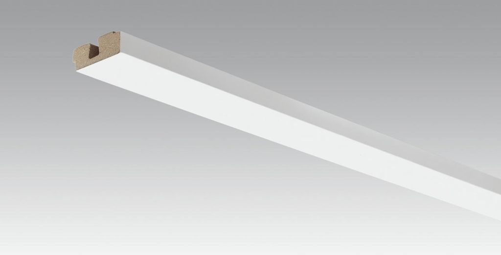 MEISTER Vierkant-Deckenabschlussleiste 2380 x 15 x 40 mm 20128 Swedish white